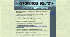 Desktop Screenshot of infosol.lysart-creation.net